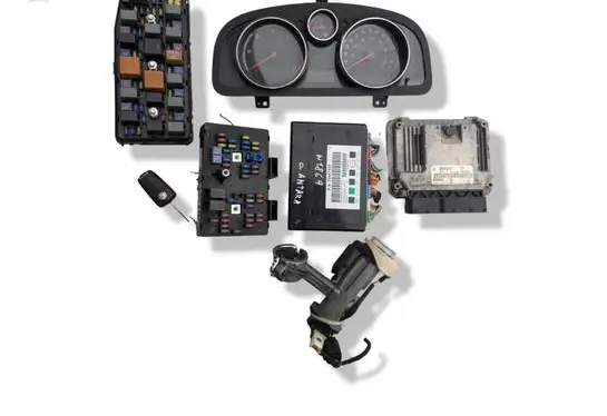 Opel Antara Engine ECU kit and lock set 0281015176 96892357