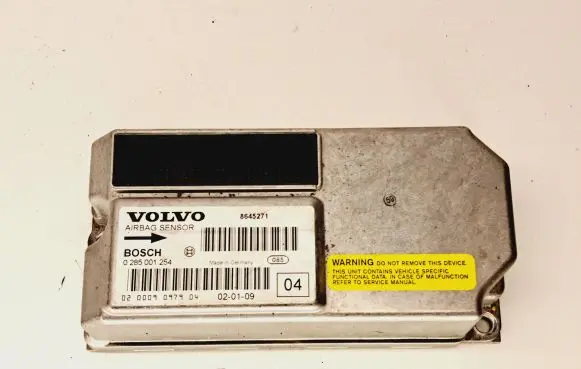 Volvo S60 Airbag control unit/module 8645271 020009097904 0285001254