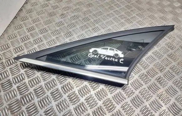 Opel Vectra C Rear vent window glass 43R00048 DOT24AS2M68
