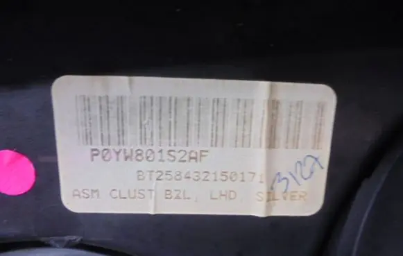 Chevrolet PT Cruiser Dashboard trim POYW801S2AF