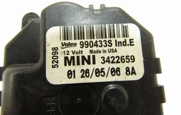 Mini One - Cooper Coupe R56 Air flap motor/actuator 990433S
