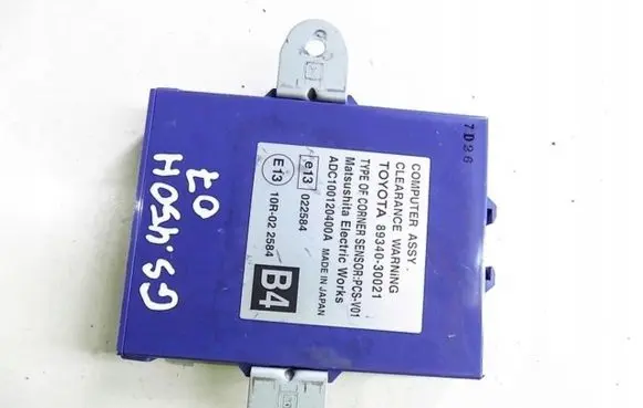Lexus GS 300 350 430 450H Parking PDC control unit/module 8934030021