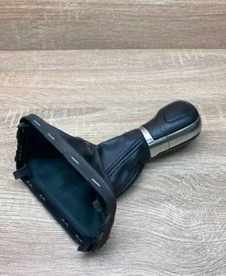 Gear lever shifter trim leather/knob