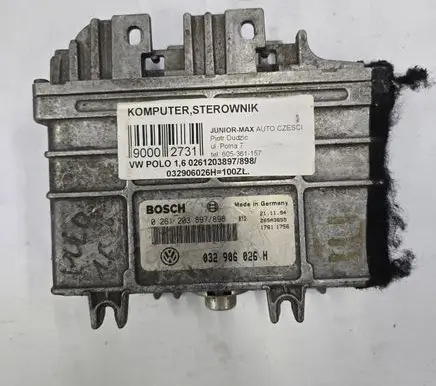 Volkswagen Polo III 6N 6N2 6NF Engine control unit/module 032906026H 26SA3655 0261203897