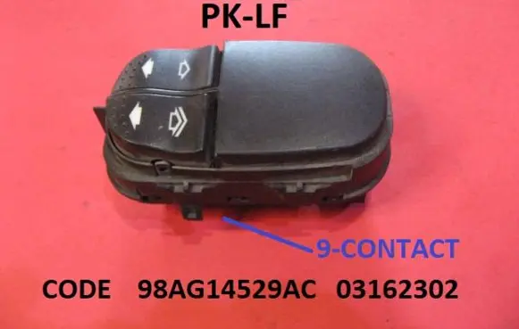 Ford Focus Electric window control switch 98AG14529AC 03162302