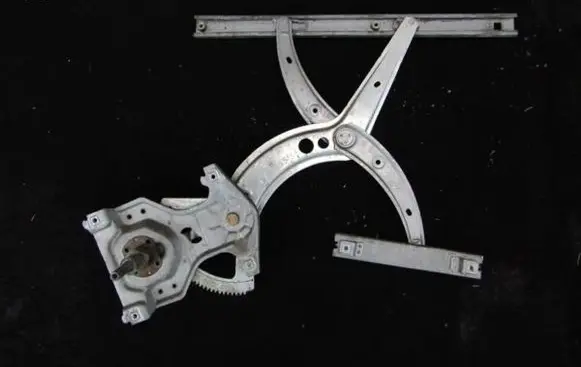 Volkswagen PASSAT B3 Sliding door window regulator with motor 357837402b