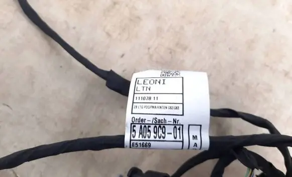BMW M4 G82 G83 Parking sensor (PDC) wiring loom 5A059C9 5A059B0 61125A059C9
