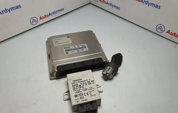BMW 5 E39 Engine ECU kit and lock set 7789376 13617789376 7788310