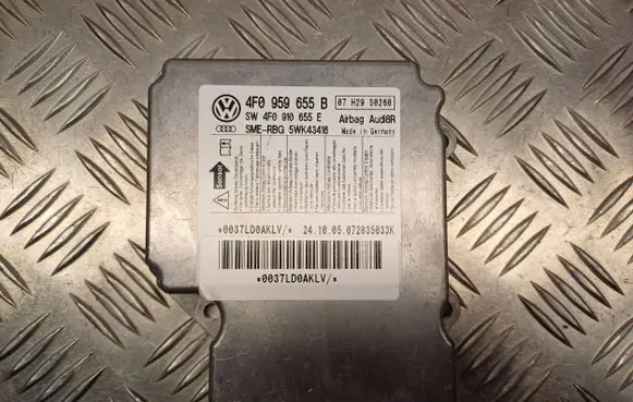Audi A6 S6 C6 4F Airbag control unit/module 4F0959655B 4F0910655E 5WK43416