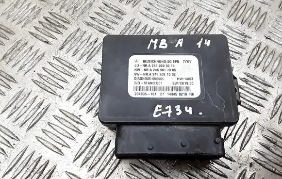 Mercedes-Benz A W176 Hand brake control module 