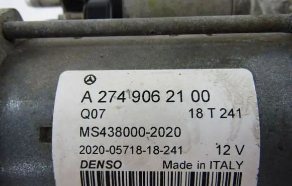 Mercedes-Benz C W205 Starter motor a2749062100