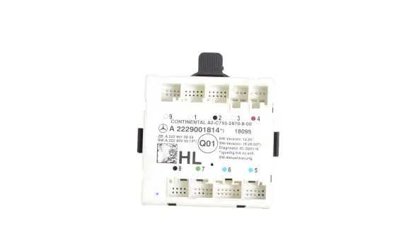 Mercedes-Benz C W205 Door control unit/module A2229002014 A2229015903