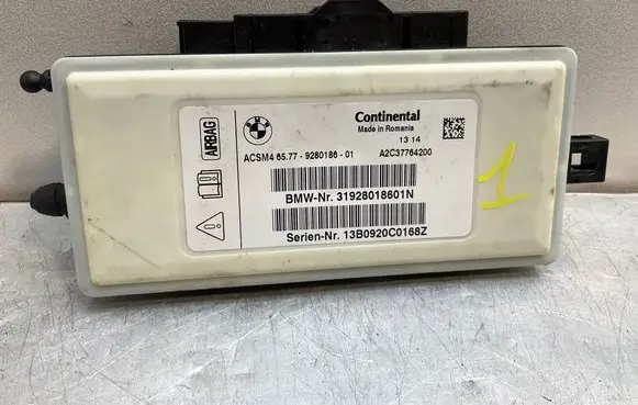 BMW 5 F10 F11 Airbag control unit/module 9280186 A2C37764200 319280186