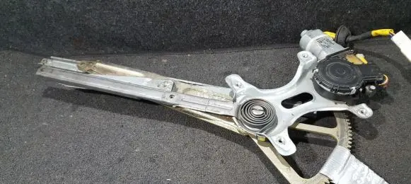 Sliding door window regulator with motor