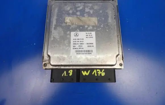 Mercedes-Benz A W176 Engine control unit/module A6519007600 A6519010601 28336104