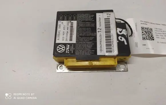 Volkswagen PASSAT B6 Airbag control unit/module 3C0909605J 391130 09H029S2521
