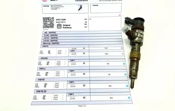 Ford Mondeo MK V Fuel injector CV6Q9F593AA 0445110489
