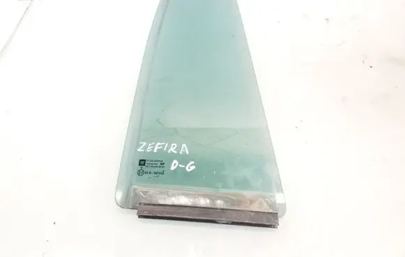 Rear vent window glass