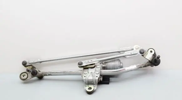 Front wiper linkage and motor