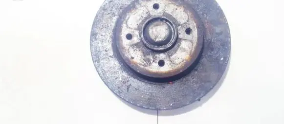 Peugeot 3008 I Rear brake disc neventiliuojamas