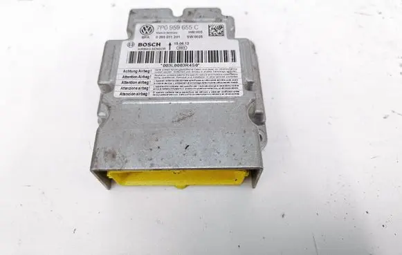 Volkswagen Touareg II Airbag control unit/module 7P0959655C 0285011201