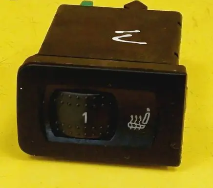 Volkswagen Golf IV Seat heating switch 1J0963563B