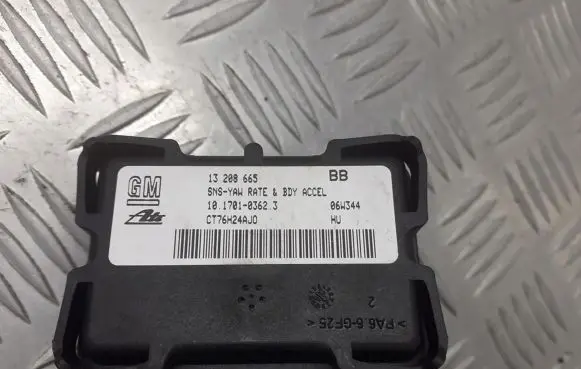 Opel Zafira B ESP acceleration yaw rate sensor 13208665
