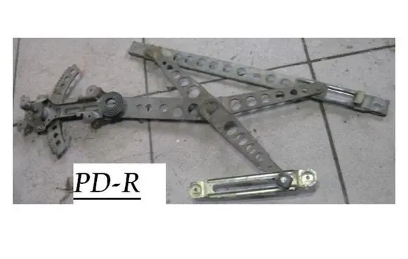 Mercedes-Benz W123 Front door manual window regulator 