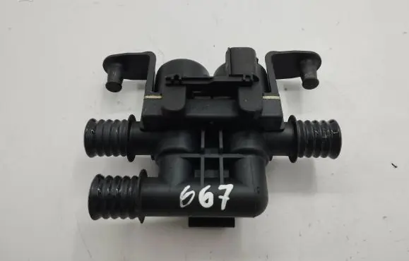 Coolant heater control valve