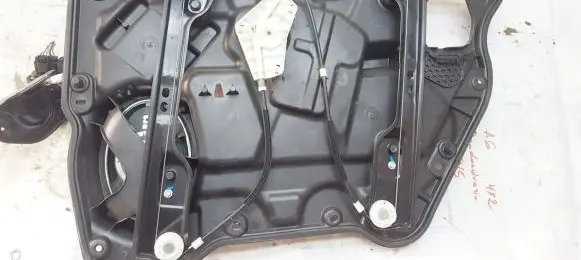 Sliding door window regulator with motor