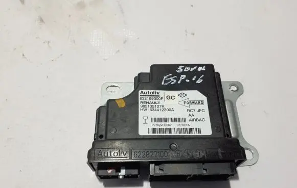 Renault Espace V (RFC) Airbag control unit/module 985105127R