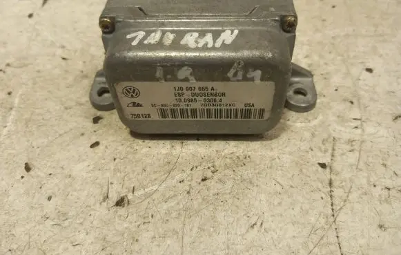 Volkswagen Touran I ESP acceleration yaw rate sensor 1J0907655A 10098503064