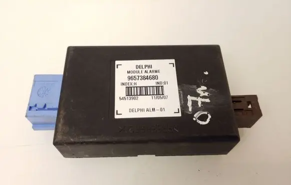 Peugeot 307 Alarm control unit/module 9657384680 54513902