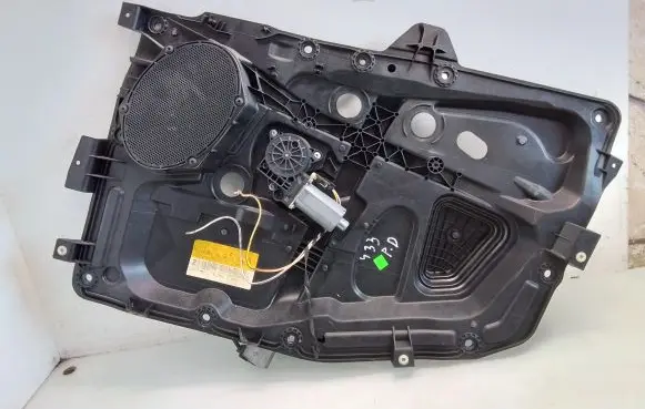 Front door window regulator with motor