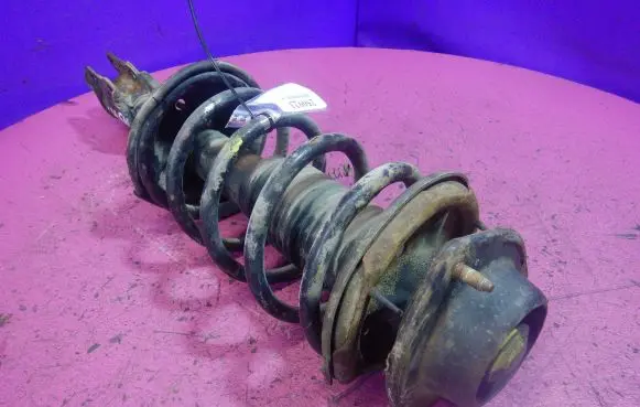 Front shock absorber with coil spring