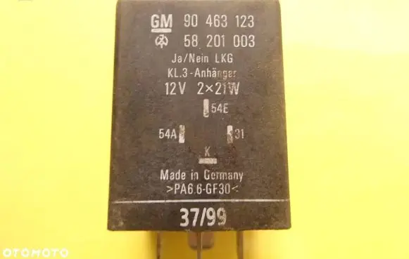 Opel Zafira A Other relay 90463123