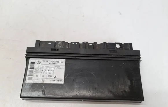 BMW 5 E60 E61 Central body control module 6947920 541324000 5WK49110
