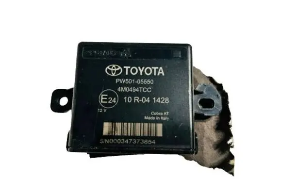 Toyota Avensis T270 Parking PDC control unit/module PW50105550 10R041428 4M0494TCC