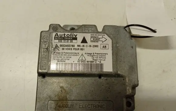 Citroen C4 I Airbag control unit/module 603726100 9653493780