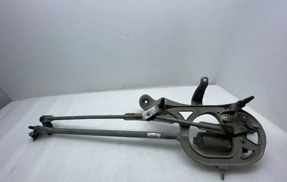 Front wiper linkage and motor