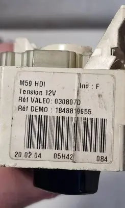 Peugeot Partner Climate control unit 1848819655 030807D 05H42