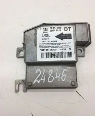 Opel Combo C Airbag control unit/module 24417008