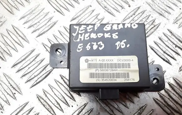 Jeep Grand Cherokee (WK) Alarm control unit/module 56038728ah