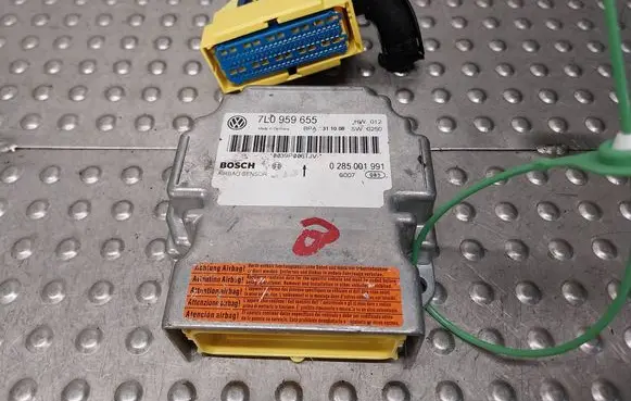 Volkswagen Touareg I Airbag control unit/module 7L0959655 0285001991