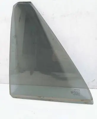 Rear vent window glass