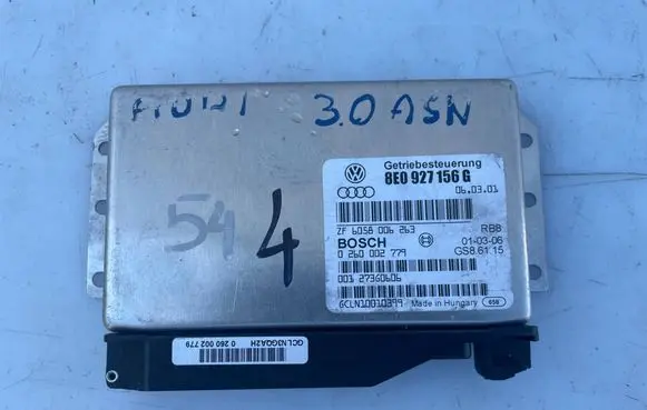 Audi A4 S4 B6 8E 8H Gearbox control unit/module 8E0927156G 0260002779