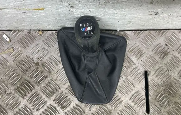 BMW 3 E90 E91 Gear lever shifter trim leather/knob 8037308