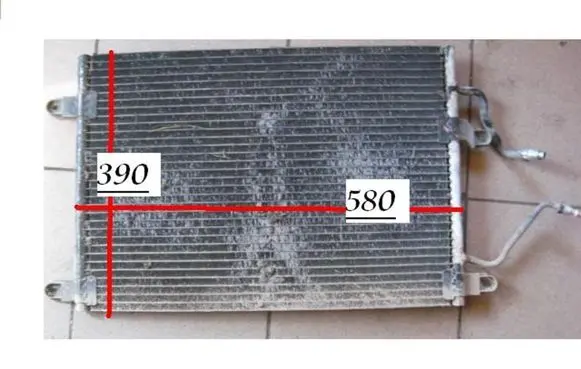 Renault Espace III A/C cooling radiator (condenser) 774596
