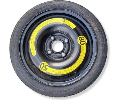 Volkswagen Polo R14 spare wheel 