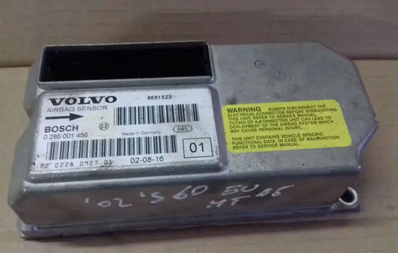 Volvo S60 Airbag control unit/module 0285001456 8651523